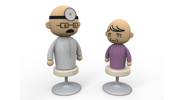 おばあさん｜問診｜ドクター/かかりつけ医｜レントゲン/診察｜メス/医療ミス - 医療/病気/介護/病院/人物/写真/イラスト/無料ダウンロード