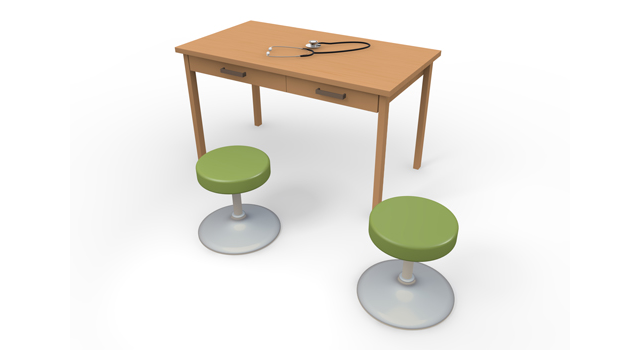 聴診器｜診察室｜テーブル/椅子｜医療施設/問診｜薬/キャラクター - 医療/病気/介護/病院/人物/写真/イラスト/無料ダウンロード