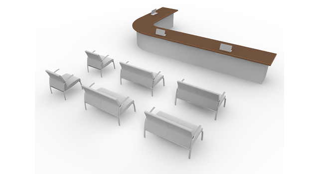 受付/長椅子/ベンチ/窓口｜高齢者/薬/福祉/看護士｜病院/ - 医療/病気/介護/病院/人物/写真/イラスト/無料ダウンロード