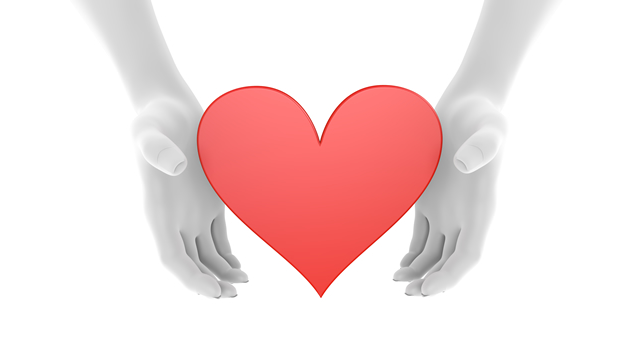 手で支える/ハート/助ける/思いやり｜ドクター/福祉/病室/白衣/外来 - 医療/病気/介護/病院/人物/写真/イラスト/無料ダウンロード