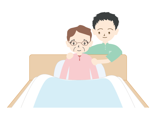 笑顔のおばあさん｜ヘルパーさん｜介護福祉士 - 医療/病院/人物/写真/クリップアート/フリー素材/介護/福祉