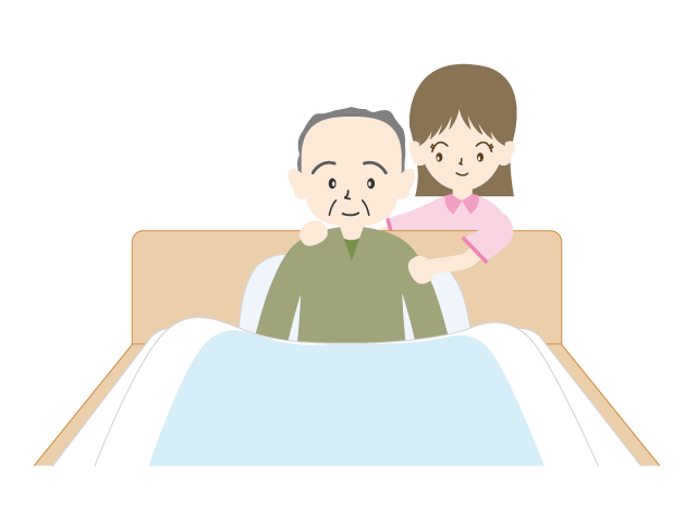 おじいさん｜介護福祉士｜ヘルパー - 医療/病院/人物/写真/クリップアート/フリー素材/介護/福祉