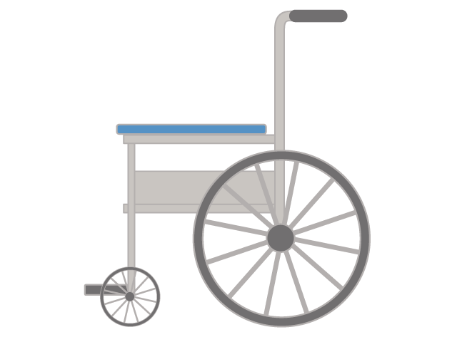 介護用品｜車イス - 医療/病院/人物/写真/クリップアート/フリー素材/介護/福祉