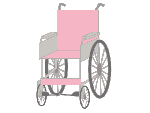 車椅子｜介護用品 - 医療/病院/人物/写真/クリップアート/フリー素材/介護/福祉