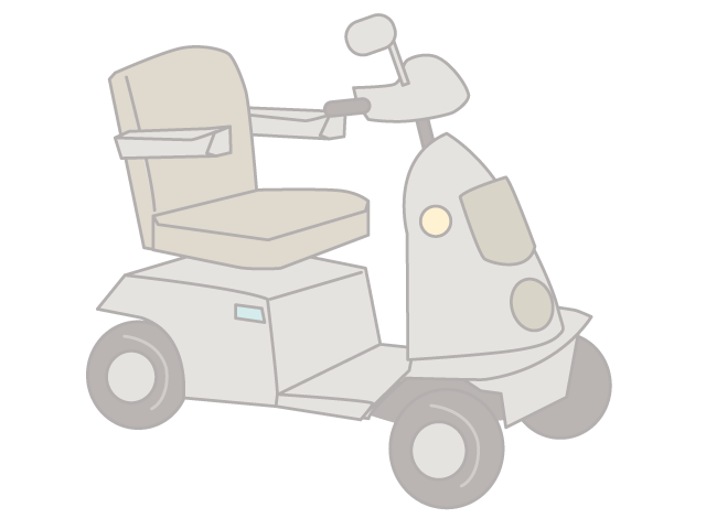 電動車椅子｜走行｜電動カート - 医療/病院/人物/写真/クリップアート/フリー素材/介護/福祉