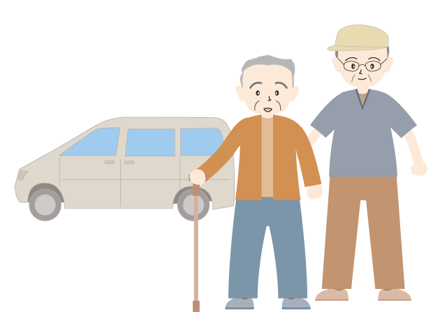 福祉車両｜タクシー - 医療/病院/人物/写真/クリップアート/フリー素材/介護/福祉