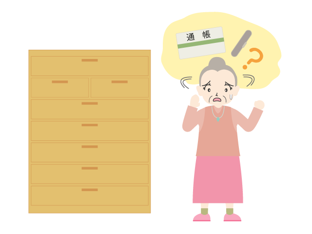 認知症/物忘れ/症状｜忘れる｜場所 - 医療/病院/人物/写真/クリップアート/フリー素材/介護/福祉