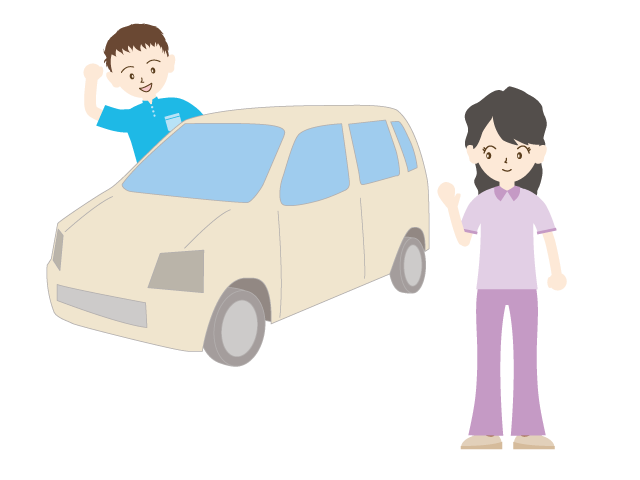 福祉車両｜介護福祉士｜看護士 - 医療/病院/人物/写真/クリップアート/フリー素材/介護/福祉