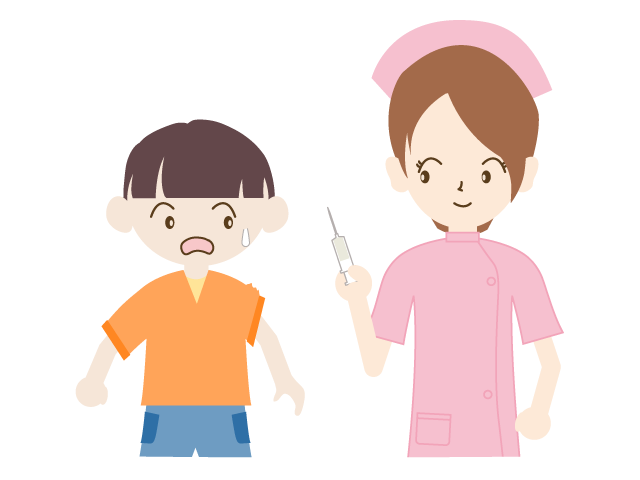 嫌がる子供 | 注射 | 看護婦さん - 医療/病院/人物/写真/クリップアート/フリー素材/介護/福祉