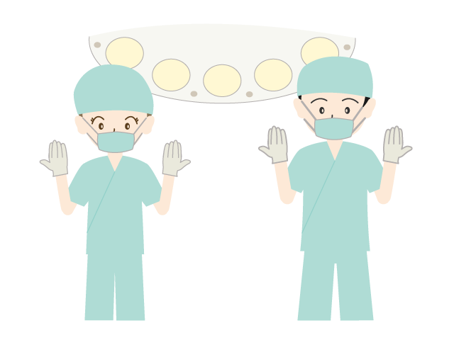 先生 | 手術前 - 医療/病院/人物/写真/クリップアート/フリー素材/介護/福祉