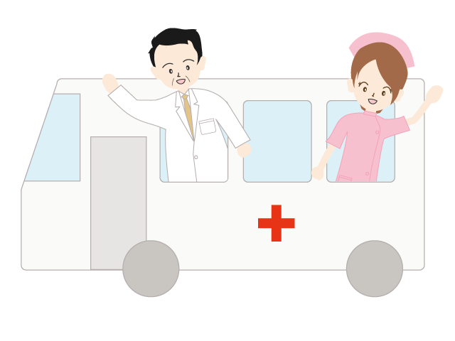 医者 | 看護婦 | 救急車 - 医療/病院/人物/写真/クリップアート/フリー素材/介護/福祉