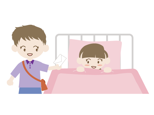 お見舞い | 友達 | 病院 | 女の子 - 医療/病院/人物/写真/クリップアート/フリー素材/介護/福祉