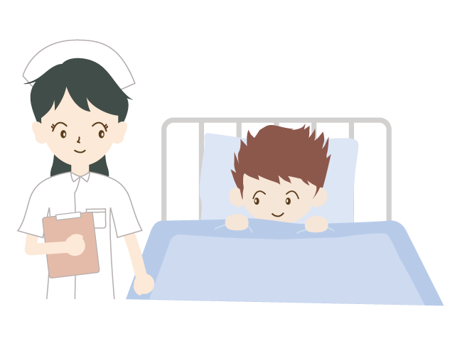 笑顔 | 男の子 | 入院 | 看護婦さん - 医療/病院/人物/写真/クリップアート/フリー素材/介護/福祉