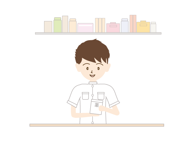 男性 | 薬剤師 | 薬 - 医療/病院/人物/写真/クリップアート/フリー素材/介護/福祉
