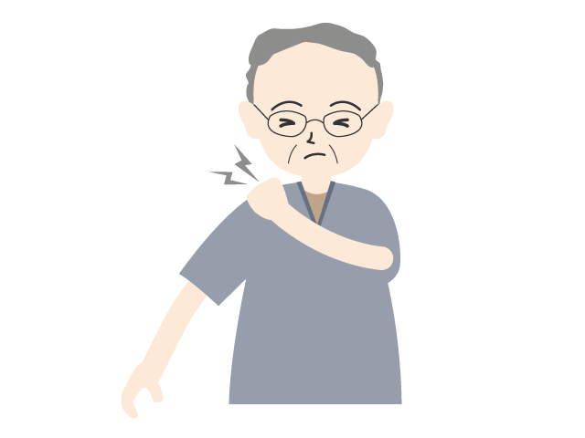 男性 | 肩 | 痛む - 医療/病院/人物/写真/クリップアート/フリー素材/介護/福祉