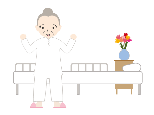回復 | 元気になる | おばあさん - 医療/病院/人物/写真/クリップアート/フリー素材/介護/福祉