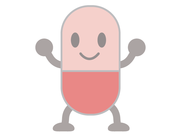 薬のキャラクター | 笑顔 - 医療/病院/人物/写真/クリップアート/フリー素材/介護/福祉