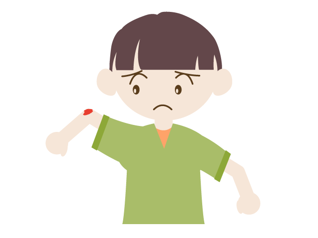 肘を怪我する | 男の子 | 血がでる - 医療/病院/人物/写真/クリップアート/フリー素材/介護/福祉