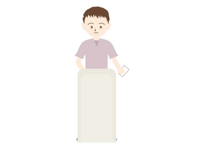 尿検査 | 検診 | 男性 - 医療/病院/人物/写真/クリップアート/フリー素材/介護/福祉