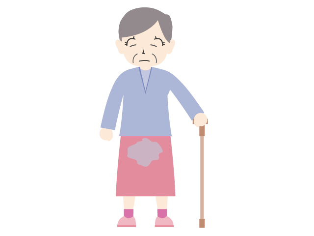 尿漏れ | 女性 | おばあさん - 医療/病院/人物/写真/クリップアート/フリー素材/介護/福祉