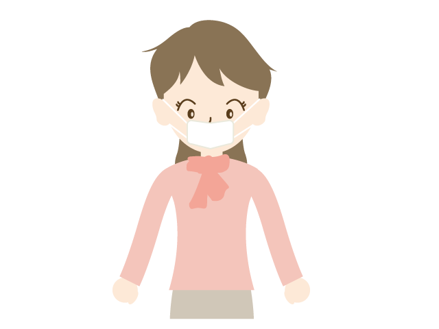 風邪予防 | マスク | 女性 | 撃退 - 医療/病院/人物/写真/クリップアート/フリー素材/介護/福祉