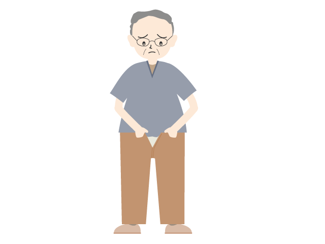 いつもはいていたズボンが入らない | 太る | 男性 - 医療/病院/人物/写真/クリップアート/フリー素材/介護/福祉