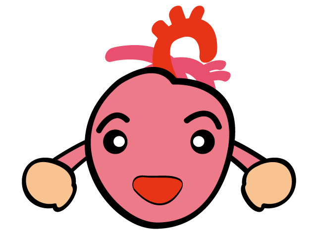 笑顔 | 心臓キャラクター - 医療/病院/人物/写真/クリップアート/フリー素材/介護/福祉