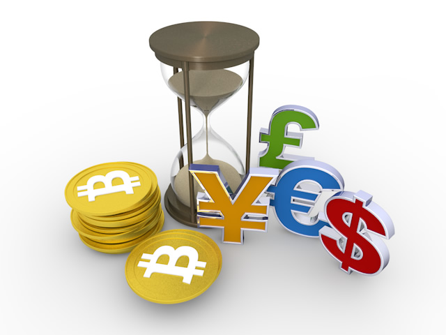 砂時計｜ビットコイン｜為替相場