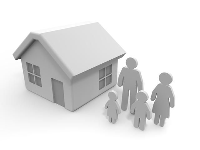 住まい｜家｜家族｜生活 - ピクトサイン / アイコン / クリップアート / 無料 / ダウンロード / 人物 / 高品質3Dイラスト