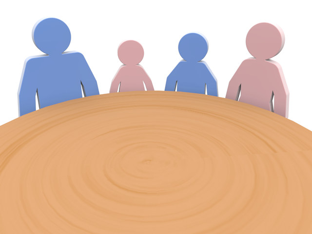 食事｜時間｜家族｜テーブル - ピクトサイン / アイコン / クリップアート / 無料 / ダウンロード / 人物 / 高品質3Dイラスト