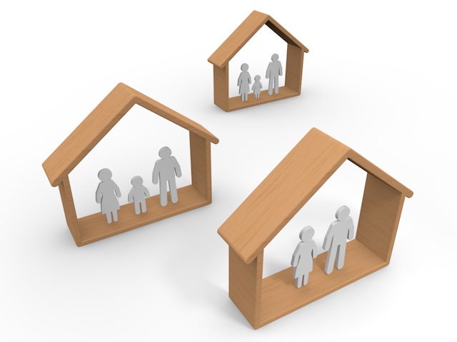 隣人｜付き合い｜問題｜トラブル - ピクトサイン / アイコン / クリップアート / 無料 / ダウンロード / 人物 / 高品質3Dイラスト