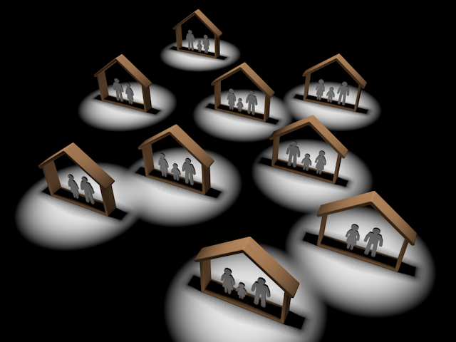 隣人｜夜中｜暮らし｜迷惑 - ピクトサイン / アイコン / クリップアート / 無料 / ダウンロード / 人物 / 高品質3Dイラスト