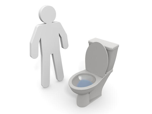 男性｜頻尿｜トラブル｜便所 - ピクトサイン / アイコン / クリップアート / 無料 / ダウンロード / 人物 / 高品質3Dイラスト