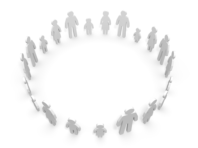 サイクル｜集まり｜集会 - ピクトサイン / アイコン / クリップアート / 無料 / ダウンロード / 人物 / 高品質3Dイラスト