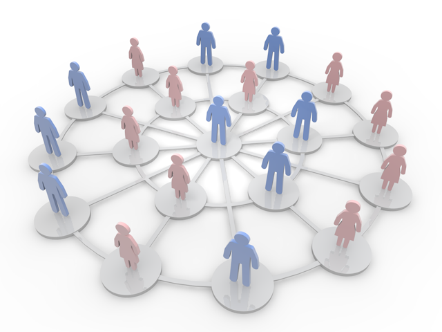 ソーシャルネットワーク｜つながり｜インターネット - ピクトサイン / アイコン / クリップアート / 無料 / ダウンロード / 人物 / 高品質3Dイラスト