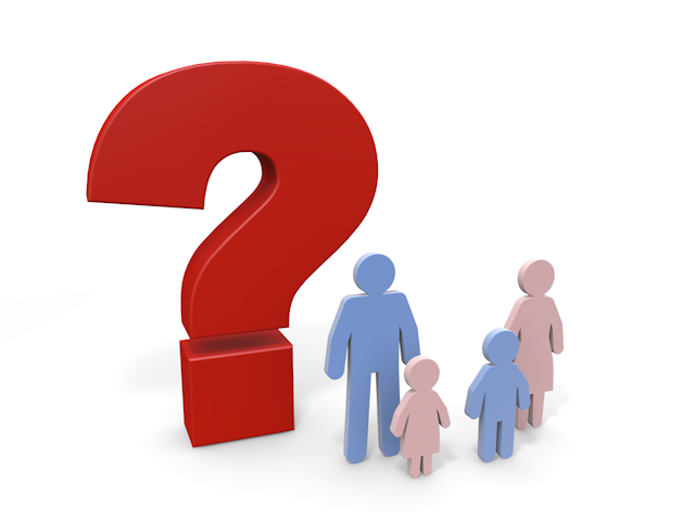 クエスチョン｜家族｜悩み - ピクトサイン / アイコン / クリップアート / 無料 / ダウンロード / 人物 / 高品質3Dイラスト