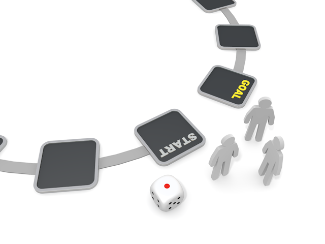 ゲーム｜スタート｜ゴール - ピクトサイン / アイコン / クリップアート / 無料 / ダウンロード / 人物 / 高品質3Dイラスト