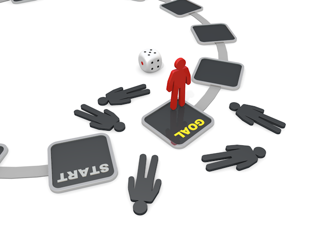 勝者｜敗者｜ゲーム｜遊び - ピクトサイン / アイコン / クリップアート / 無料 / ダウンロード / 人物 / 高品質3Dイラスト