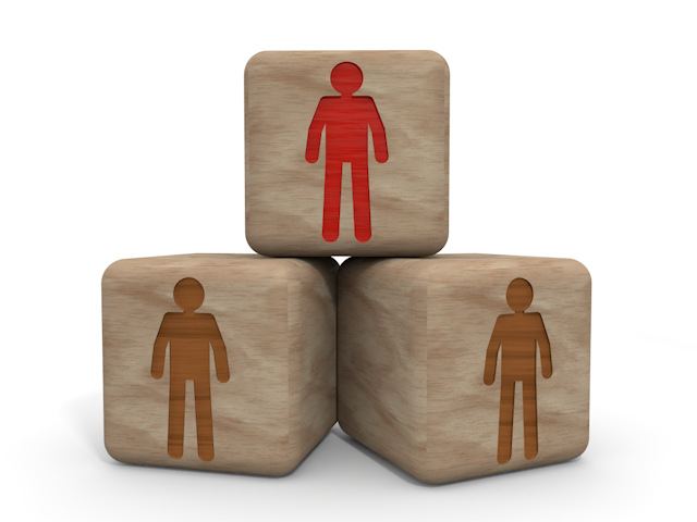 3人｜人物｜積み木 - ピクトサイン / アイコン / クリップアート / 無料 / ダウンロード / 人物 / 高品質3Dイラスト