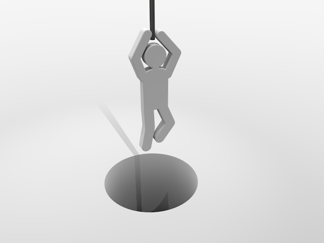 穴｜落ちる｜救出 - ピクトサイン / アイコン / クリップアート / 無料 / ダウンロード / 人物 / 高品質3Dイラスト