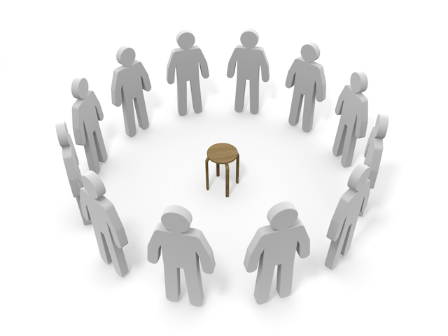 椅子とりゲーム｜職業｜人物｜社会 - ピクトサイン / アイコン / クリップアート / 無料 / ダウンロード / 人物 / 高品質3Dイラスト