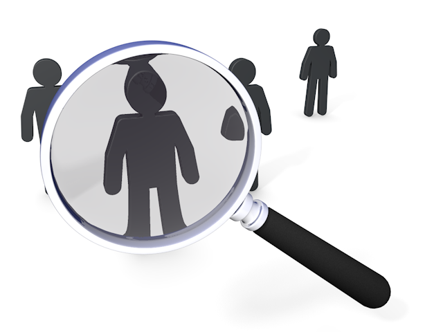 検索｜人物｜見つける - ピクトサイン / アイコン / クリップアート / 無料 / ダウンロード / 人物 / 高品質3Dイラスト