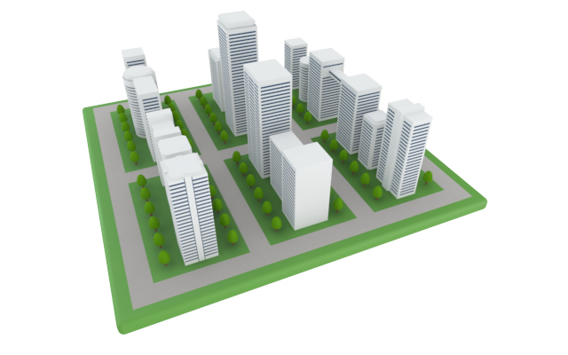 物件 / 移住 / トラック - 住宅/イラスト/マンション/ビル/写真/フリー素材/人物