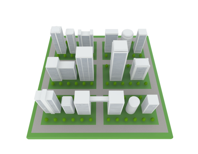 マンション / 建物 / 集合住宅 - 住宅/イラスト/マンション/ビル/写真/フリー素材/人物