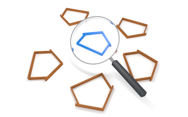 不動産 / 問題 / トラブル - 住宅/イラスト/マンション/ビル/写真/フリー素材/人物