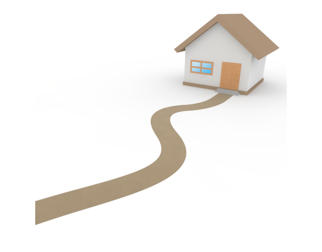 住宅街 / 街並 - 住宅/イラスト/マンション/ビル/写真/フリー素材/人物