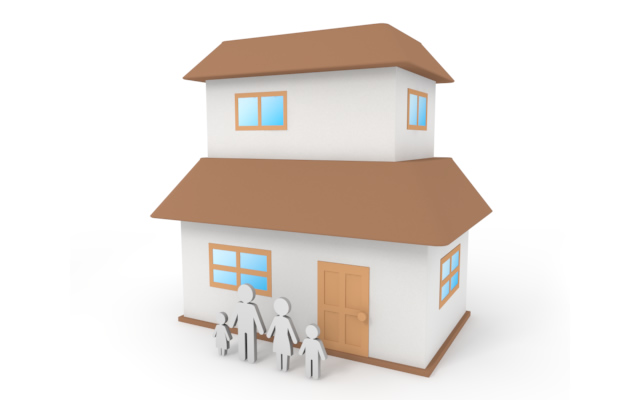 デザイナーズマンション / 中層マンション - 住宅/イラスト/マンション/ビル/写真/フリー素材/人物