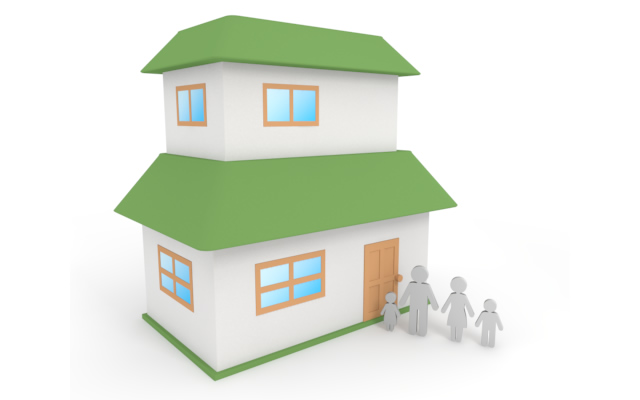 デザイナーズ物件 / 引越トラック - 住宅/イラスト/マンション/ビル/写真/フリー素材/人物