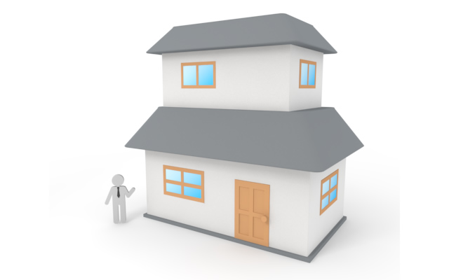 運輸業 / 配送トラック - 住宅/イラスト/マンション/ビル/写真/フリー素材/人物