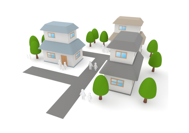 住居 / 一戸建て - 住宅/イラスト/マンション/ビル/写真/フリー素材/人物